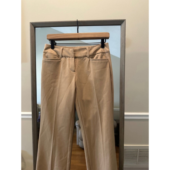 Women's‎ 7th Avenue Pants, Petite 2, Beige Flare - Picture 4 of 4
